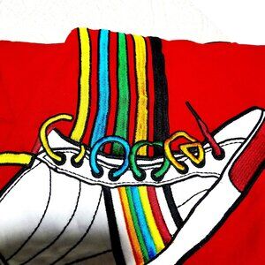 COOGI Men’s Red Designer T-Shirt, XXL, Rare Y2K Collectible Streeware